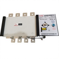 Commutateur de transfert automatique 4P NLQ4-1000 1000A, ATS double alimentation type PC, commutation entre réseau et générateur, 220V 50Hz 60Hz, usage industriel
