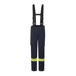 Combinaison de pompier DRD Nomex, style split, avec bandes réfléchissantes, bleu foncé, protection intégrale du corps - Product Image 2