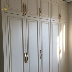 CBMmart stile classico minimalista personalizzato tutto in legno armadio porta a battente porta abiti con Shaker a forma di Design - Product Image 3