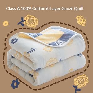Couverture en mousseline 100 % coton 6 couches, ultra respirante, sûre <span class=keywords><strong>pour</strong></span> bébé, idéale <span class=keywords><strong>pour</strong></span> l'été, vente en gros - Product Image 2