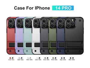 2023 di lusso PC TPU 2 in 1 custodia per telefono con cavalletto custodia <span class=keywords><strong>rigida</strong></span> antiurto per <span class=keywords><strong>iPhone</strong></span> 14 <span class=keywords><strong>pro</strong></span> 13 12 <span class=keywords><strong>11</strong></span> 15 <span class=keywords><strong>pro</strong></span> 7 max 8 plus - Product Image 6