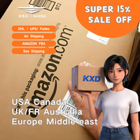 Transitaire international Amazon FBA, livraison porte-à-porte par air/mer, expédition DDP, assurance fret à 100 %, stockage gratuit