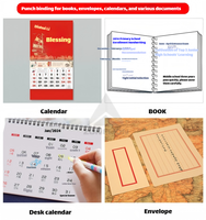 Perforatrice robuste CK620 pour carnets, calendriers de bureau, reliures à spirale, classeurs à feuilles mobiles ; Reliure en spirale Y – Chine