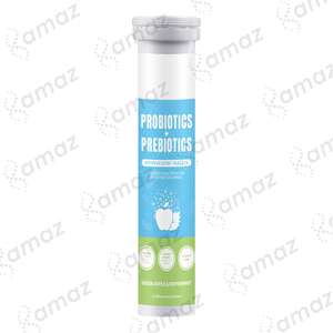 Tabletas Efervescentes Probióticas Veganas de Marca Privada OEM ODM, Apoyo para la Salud Intestinal, Sin Azúcar, para Adultos, con Fibra de Pulpa de Manzana - Product Image 5