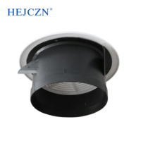 Diffuseur d'air de plafond moderne en PVC blanc, installation facile, réglable, pour système HVAC, cache de ventilation de climatisation