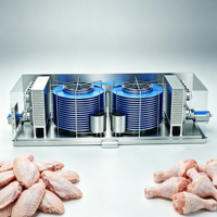 Venta Directa de Fábrica, Congelador Espiral Automático de Alta Calidad, Control de Temperatura de -45°C a 0°C, Procesamiento Industrial de Alimentos Congelados