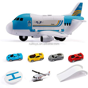 Jouets de <span class=keywords><strong>porte</strong></span>-avions de transport aérien inertiel, ensemble de jeu d'aéroport électrique avec super stockage - Product Image 2