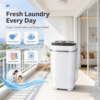 Household Portable Electric Washing Machine Top-load Washer 7.5kg Clothes Washing Machine