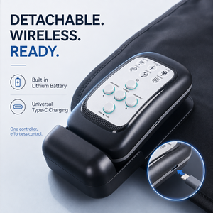 Massaggiatore per Gambe a Compressione d'Aria Indossabile, Macchina per Massaggi Ricaricabile USB per Cosce, Ginocchia, Polpacci e Piedi - Product Image 3