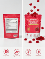 Gummies Probiotiques pour Femmes les Plus Vendues en Gros (OEM) – 5 Milliards de UFC, Multi-Probiotiques, Supplément Alimentaire à la Canneberge pour Femmes