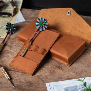 Creative <b>darts</b> storage cover, portable outdoor <b>darts</b> organizer bag, PU leather <b>darts</b> protective bag. - Product Image 4