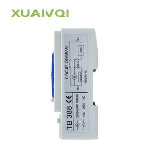 XUANQI TB-388 24-часовой автоматический таймер-выключатель с механическим управлением, мини-таймер 220В с батареей - Product Image 2