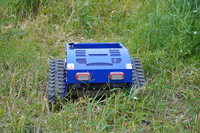 Tondeuse robotisée sur chenilles à hauteur de coupe réglable, directement de l'usine, pour terrains de sport, villas, jardins et bandes vertes