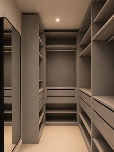 Armario Abierto con 3 <span class=keywords><strong>Puertas</strong></span>, Diseño Inteligente para Dormitorio, Armario <span class=keywords><strong>de</strong></span> Madera <span class=keywords><strong>de</strong></span> <span class=keywords><strong>Pino</strong></span> Sólido con Espejo - Product Image 6