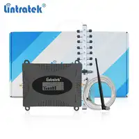 Lintratek850ブースター9001800 mhz 2g 3g 4Gトライバンド70dB23dBm携帯電話CDMAGsmDcs信号ブースター