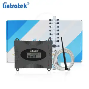 Lintratek850ブースター9001800 mhz 2g 3g 4Gトライバンド70dB23dBm携帯電話CDMAGsmDcs信号ブースター