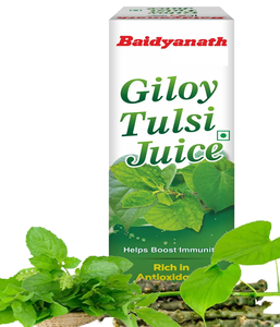 Top Selling Healthcare Supplements Baidyanath Giloy Tulsi Juice 1 Litre Packaging From Indian Exporter Plant Extract - Product Image 2