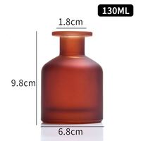 Bouteilles de diffuseur de roseaux rondes vides grises personnalisées de 200ml avec bouchon en liège