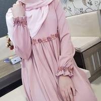 Kaftan iranien brodé en Nida noir de qualité exceptionnelle 2020-2021, Abaya de Dubaï, modèle AJM TRAFE HOUSE AJM-ABAYA-38, tenue modeste pour femme musulmane