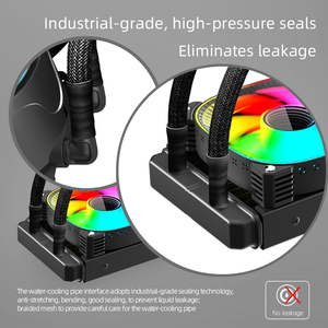 COOLMOON TY360 <span class=keywords><strong>CPU</strong></span> 액체 쿨러 렌즈 온도 디스플레이 화면 ARGB <span class=keywords><strong>CPU</strong></span> 팬 PC 물 냉각 360mm Aio 액체 <span class=keywords><strong>CPU</strong></span> 냉각 - Product Image 3
