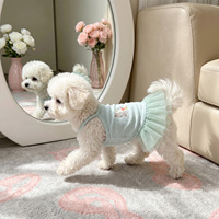 Robe de princesse pour chien Corgi, Shiba Inu, Bichon, Teddy – Mignonne, fine, en polycoton, protection UV, anti-chute de poils, idéale pour l'été