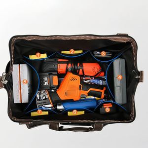 Mochila de Trabajo Personalizada, Resistente, con Múltiples Bolsillos, Cómoda, Práctica, Ecológica, Informal, con Cierre, para Herramientas Eléctricas, 8-11 - Product Image 3