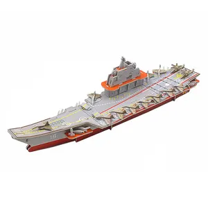 Marine Model Vliegdekschip 3D Aanpassen Papier Puzzel Hot Koop Educatief DIY Speelgoed Fancy Speelgoed Puzzel