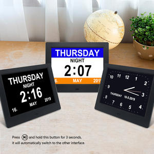 Horloge murale numérique intelligente 7 pouces avec <span class=keywords><strong>annonce</strong></span> vocale et télécommande pour le soin des tout-petits jour/<span class=keywords><strong>nuit</strong></span> - Product Image 5