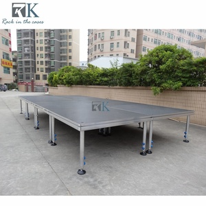 Modular Stage Design Heavy Duty Aluminum Alloy 6061 Adjustable Height Removable Stage Frame For Events - Product Image 1