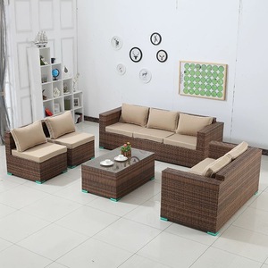 Comfortable Outdoor Beach Rattan Furniture Lounge Garden Set for Courtyard - Product Image 5