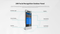 Interphones SIP 4G d'extérieur 10 pouces avec déverrouillage par reconnaissance faciale, visiophone LTE GSM, contrôle d'accès POE pour appartement