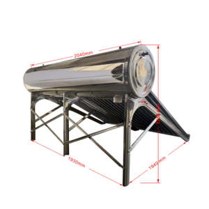 태양열 히터 150L 200L 240L 300L 가정용 태양열 온수기 시스템 태양열 키마크 인증 - Product Image 4