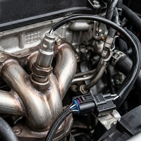 YUBOH 36532-RNA-A01 Capteur d'oxygène après catalyseur pour Honda Civic 1.8L/CR-V 2.0L 2006-2013 OEM 36532RNAA01 Capteur d'oxygène arrière inférieur