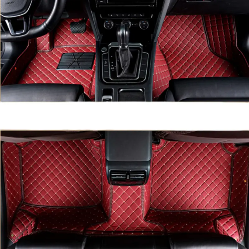 Accesorios de decoración Interior de vehículos impermeables duraderos, alfombrillas de coche para Byd Yuan 2021 2022 Ev 5d, cubierta de alfombra de pie de Pvc
