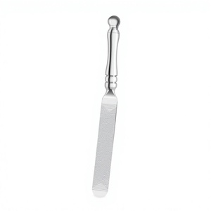 Lima de uñas de acero inoxidable, pulidor de espejo, removedor de cutículas, herramienta de pedicura y manicura - Product Image 1