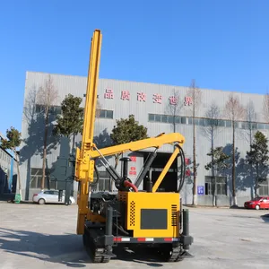 2024 New Leading And Efficient Highway Guardrail Pile Driver Ramming Pile Machine Integrated Machine