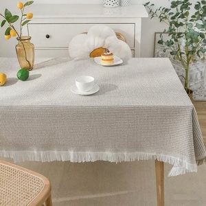 Papier peint <span class=keywords><strong>de</strong></span> campagne élégant <span class=keywords><strong>de</strong></span> Style <span class=keywords><strong>français</strong></span> sur la nappe naturelle pure <span class=keywords><strong>de</strong></span> Style campagne française respirante en lin <span class=keywords><strong>de</strong></span> <span class=keywords><strong>Table</strong></span> à manger - Product Image 4