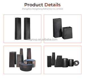 Ladrillos Refractarios de Carbono de Magnesio de Alta Temperatura, Bloques de Ladrillo de Carbono de Periclase Mgc para Horno - Product Image 2