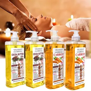 Vente en gros 1000ML Huile de massage hydratante bio pour réparer la peau Arbre à thé Romarin Huile de massage complète du corps Huile essentielle de lavande pour SPA