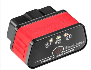 ELM327 OBD2 स्कैनर कार स्कैनर KONNWEI बीटी एल्म 327 V के साथ 1.5 कार नैदानिक उपकरण OBD 2 स्कैनर V1.5 Pic18f25k80 चिप Icar2