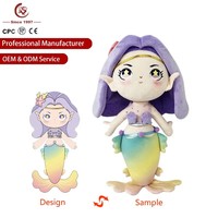 Jouets en peluche super doux personnalisés, animaux mignons, OEM/ODM, designs personnalisés, peluches d'anime et de dessins animés avec logo personnalisé pour bébé