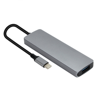 Adaptateur Hub USB VCOM 5 en 1, station d'accueil USB C pour synchronisation de données USB3.0 5 Gbps, charge d'alimentation OTG