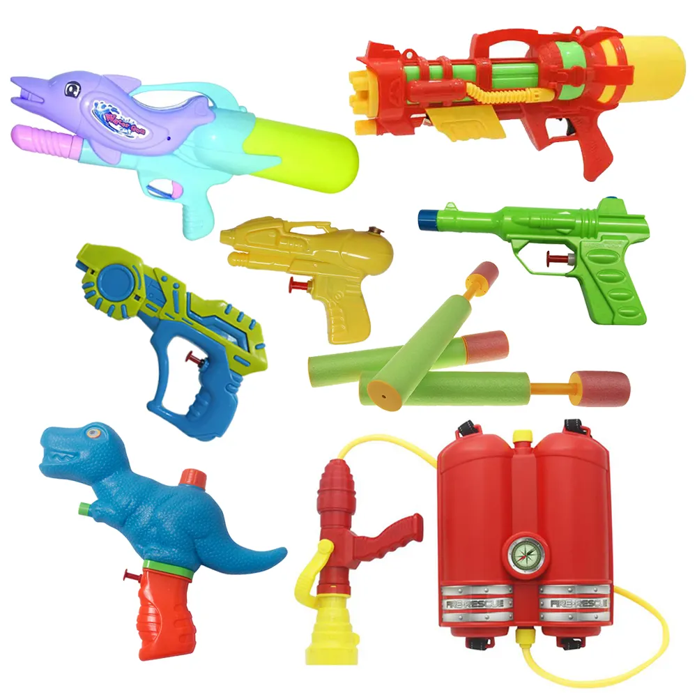 Детский пластиковый водяной пистолет, Игрушка для пляжных игр, Открытый бассейн, Лето