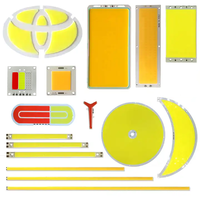 150w 12v Cob Led 100w Panneau 300*200mm 3000k 6000k 8000k Rouge Vert Bleu Ambre 14v pour Lumière de Travail Lumière de Voiture Projecteur