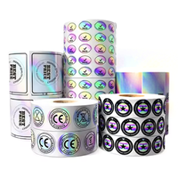 Étiquette adhésive laser personnalisée avec logo de marque authentique, couleur, anti-déchirure, anti-contrefaçon, autocollant d'étanchéité pour boissons
