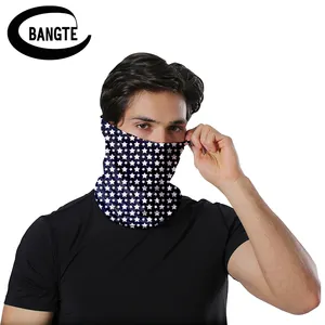 Customized 25*50Cm Headwear Cooling Multifunctional Seamless Elastic Tubular Bandana