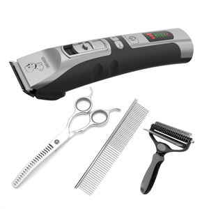 Juego <span class=keywords><strong>de</strong></span> herramientas <span class=keywords><strong>de</strong></span> corte <span class=keywords><strong>de</strong></span> pelo eléctrico para mascotas recargable <span class=keywords><strong>de</strong></span> lujo personalizable sin ruido, superventas para limpieza <span class=keywords><strong>de</strong></span> belleza ABS <span class=keywords><strong>de</strong></span> <span class=keywords><strong>Amazon</strong></span> - Product Image 3