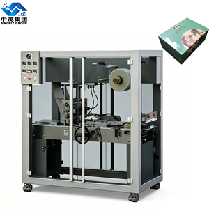 Avvolgitrice Automatica con Albero Espandibile ad Aria per Cambio Rapido Pellicola, per Tutti i Tipi di Scatole Quadrate, Sigillatura Automatica della Pellicola - Product Image 1