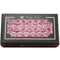 Têtes de roses éternelles de haute qualité, fraîches, grade A-B, 2-3 cm, fleurs immortelles, cadeaux pour la fête des mères et la Saint-Valentin