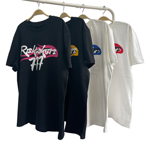 T-shirt Homme OEM en Coton Tricoté Délavé à l'Acide, Grammage Lourd, Col Rond, Manches Courtes, Coupe Ample, Personnalisable par Impression et Broderie, Style Vintage - Product Image 2